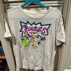 Nickelodeon RUGRATS short sleeve white T-shirt large